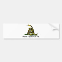 Dont Tread On Me Bumper Stickers