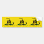 Don't tread on me! bumper stickers