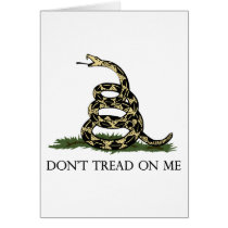 Don't Tread On Me cards by eclontz Don't Tread On Me cards