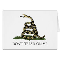 Don't Tread On Me cards by eclontz Don't Tread On Me cards