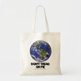 Don't Tread on Me, Earth Bag zazzle_bag
