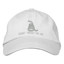 Don't Tread On Me Embroidered Hat embroidered hats by Libertymaniacs Don't Tread On Me Embroidered Hat embroidered hats