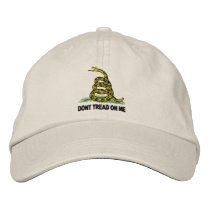 Dont Tread On Me Embroidered Baseball Cap