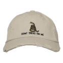 Don't Tread On Me Embroidered Hat embroidered hats