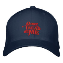 Dont Tread on Me embroidered hats by Libertymaniacs Dont Tread on Me embroidered hats