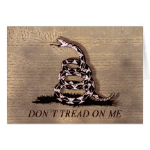 Don't Tread On Me Event Greeting Card