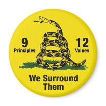 Don't Tread on Me Flag 9-12 We Surround Them magnets