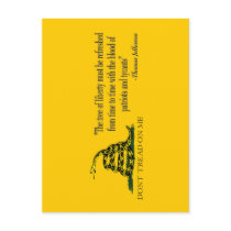  "Don't Tread On Me" FLAG postcards