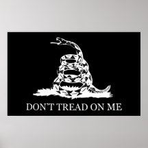 Don't Tread On Me Flag Print