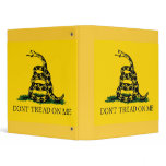Don't Tread On Me - Front &amp; Back Binder