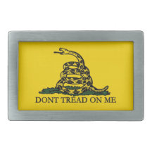 Don't Tread on Me Gadsden Flag Belt Buckle
