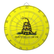 Dont Tread On Me Gadsden Flag Dart Board
