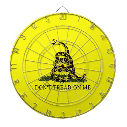 Dont Tread On Me Gadsden Flag Dart Board