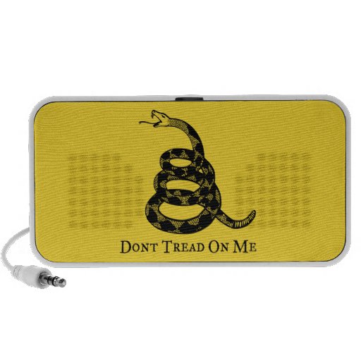 Dont Tread On Me Gadsden Flag  Doodle Portable Speakers