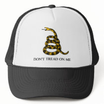 don't tread on me - gadsden flag libertarian hat