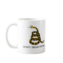 don't tread on me - gadsden flag libertarian mugs