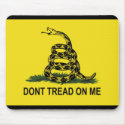 Don't Tread On Me: Gadsden Flag mousepads by cowboyannie Don't Tread On Me: Gadsden Flag mousepads