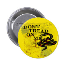 Dont Tread on Me Gadsden Flag/Symbol Pinback Buttons