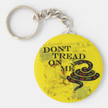 Dont Tread on Me Gadsden Flag/Symbol Key Chains