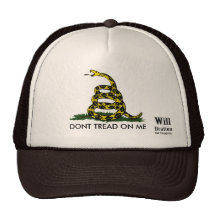DONT TREAD ON ME, Gadsden Rattler, Will Bratton Trucker Hat