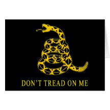 Don't Tread on Me Greeting Card