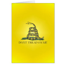 Don't Tread On Me Greeting Cards