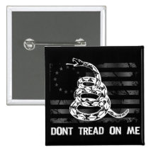 Dont Tread On Me II Button