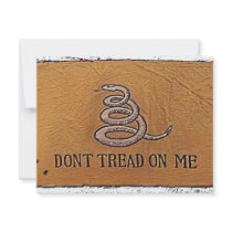 dont tread on me invitations