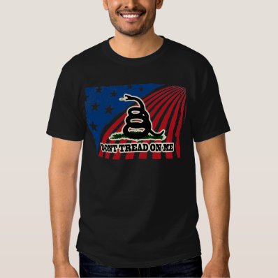 Don&#39;t Tread on Me Patriotic Tshirts