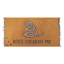dont tread on me custom photo card