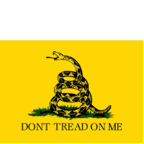 Dont Tread On Me Acrylic Cut Out