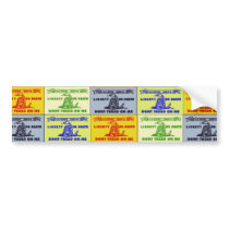 "Don't Tread On Me" Pop Art bumper stickers by cowboyannie "Don't Tread On Me" Pop Art bumper stickers