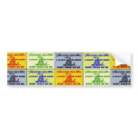 Dont Tread On Me Pop Art bumper stickers