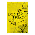Don't Tread on Me posters