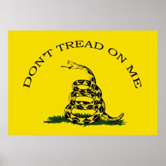 Don't Tread On Me Poster print