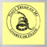 Don't Tread on Me posters