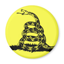 Don't Tread On Me Rattlesnake magnets by jjackson72 Don't Tread On Me Rattlesnake magnets