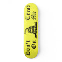 Don't Tread On Me Rattlesnake SKateboard by jjackson72 Don't Tread On Me Rattlesnake SKateboard
