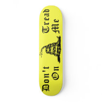 Don't Tread On Me Rattlesnake SKateboard by jjackson72 Don't Tread On Me Rattlesnake SKateboard