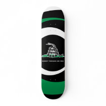 DONT TREAD ON ME SKATEBOARD by savetheusa DONT TREAD ON ME SKATEBOARD