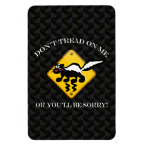 Don't Tread On Me Skunk magnets