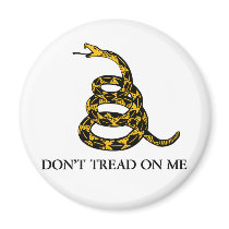 Don't Tread on Me Snake Magnet