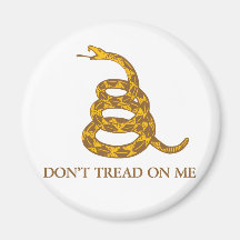 Don't Tread on Me Snake Magnet