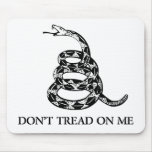 Don't Tread on Me Snake Mousepad