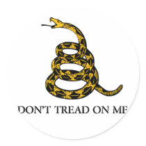 Don't Tread on Me Snake Sticker