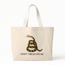 Don't Tread on Me Snake Tote Bag