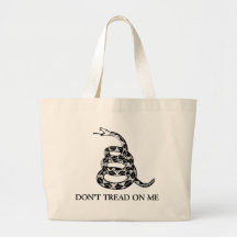 Don't Tread on Me Snake Tote Bag