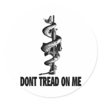 Dont Tread On Me stickers by EvilSkull Dont Tread On Me stickers