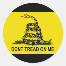 DONT TREAD ON ME STICKER