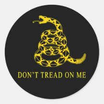 Don't Tread on Me Stickers